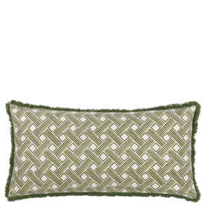 Hoem Alexa Olive Rectangular Cushion